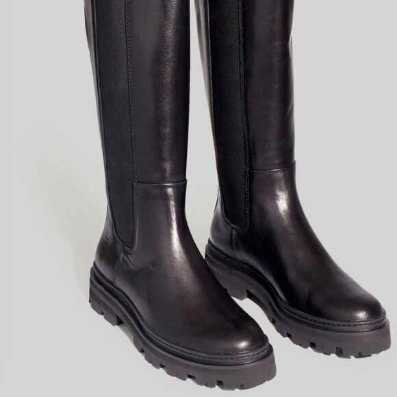 Madewell The Poppy Tall Lugsole Boots | Size 6.5 - Picture 2 of 11